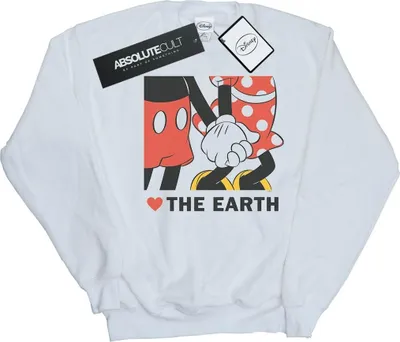 Produktbild von Disney - "Heart The Earth" Sweatshirt für Damen BI27460 (M) (Weiß)