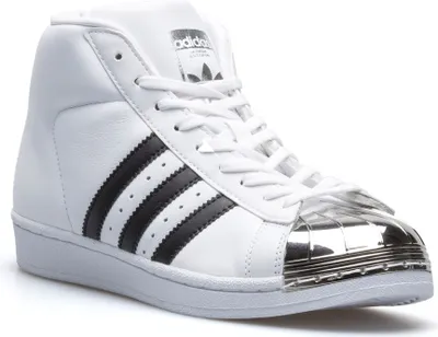 Produktbild von adidas Damen Promodel Metal Toe Gr.5,5 [38 2/3] weiss-silber (BB2131)