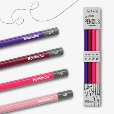 Image de Crayons Bookaroo - Rose (4 pièces)