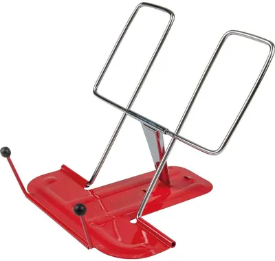 Immagine prodotto di Portaoggetti da scrivania in metallo - Supporto regolabile per libri e tablet, confezione da 5 pezzi