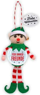 Produktbild von Personalisierte Schneekugeln als Dekoration für Weihnachten, Weihnachtsbaumschmuck, Geschenk- Schneekugel Für immer Freunde