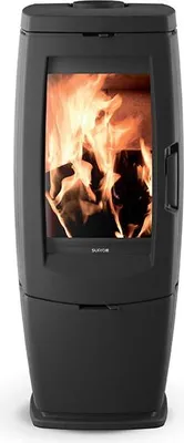 Image de Poêle à bois fonte 10kw noir - Supra - 117322 - zoe