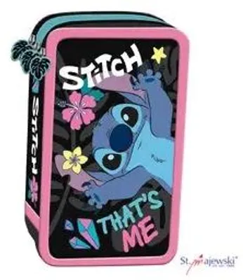 Produktbild von Piórnik szkolny potrójny z wyposażeniem. Stitch That's Me