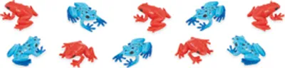 Produktbild von Safari - 345122 - Good Luck Minis - Glücksminis, Pfeilgiftfrosch, rot, ca. 2cm, PVC, 5 Stück