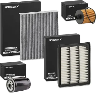 Produktbild von RIDEX Filterset Inspektionspaket Filtersatz für FIAT Freemont (345)