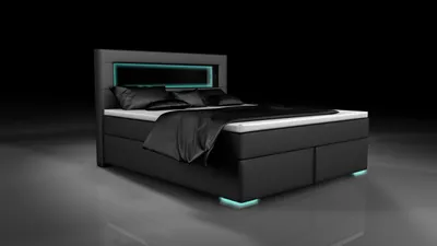 Produktbild von Schlafzimmer Bett Textil Luxus Polster Einrichtung 180x200 Möbel Doppelbett Neu