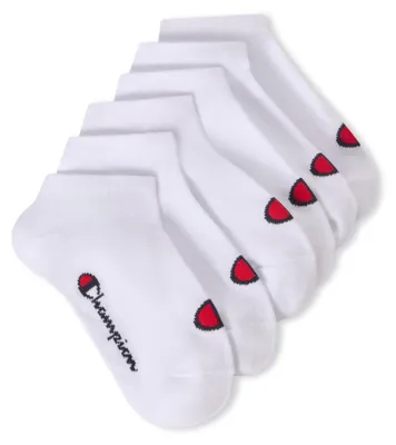 Zdjęcie produktu dla Champion Uni  Sneaker Socken, 6er Pack - Sneaker Socken Basic, Logo Weiß EU 35-38