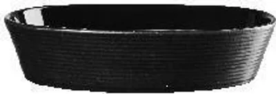 Image de Plat à gratin ASA kitchen'art ovale noir 25 x 18 cm