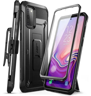 Obrázek produktu pro Ochranné pouzdro pro telefon Samsung Galaxy S20 FE (6,5") 5G, silikonové pouzdro s ochranou displeje, 360° ochrana, barva: černá