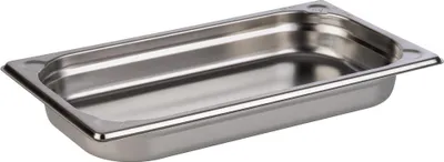 Produktbild von APS 81301 GN 1/3 Behälter, Edelstahl, 32,5 x 17,6 cm, Tiefe 40 mm, 1,5 Liter