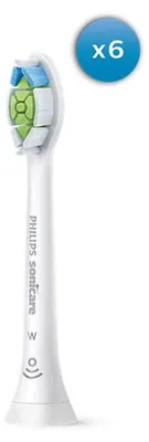 Zdjęcie produktu dla Philips Optimal White HX6066/87 6 końcówek szczoteczki, 6 szt., Biały, 3 mies., Średni, 62000 ruchów na minutę, Philips