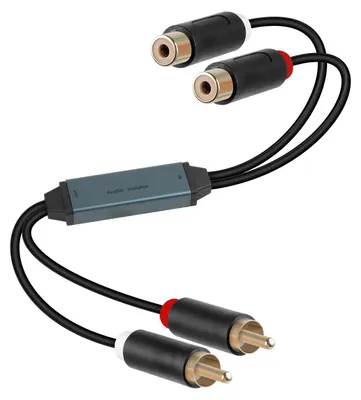 RCA Ground Loop Isolator, Rauschfilter für Auto- und Heimstereo