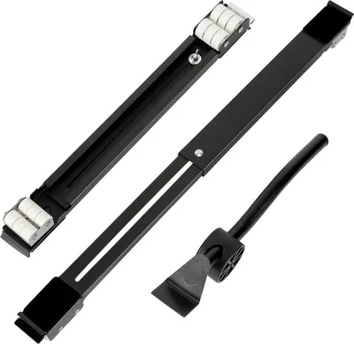 Produktbild von TolleTour Waschmaschinen Untergestell Schwarz mit Rollen, Verstellbar von 45 bis 70 cm, Trockner Kühlschrank Podest Sockel