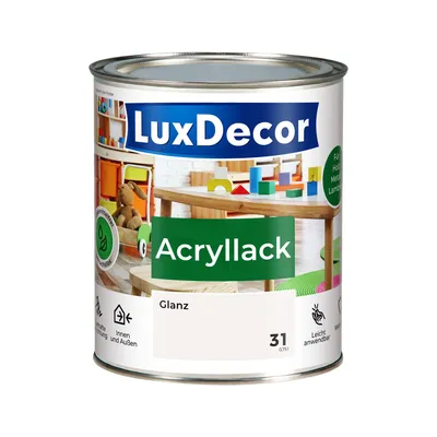 Produktbild von Acryllack 750ml Glanz Holzlack (31) Milchshake Spielzeug Metall Möbel Lack