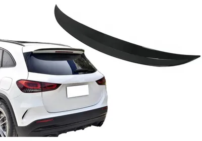 Productafbeelding van Dakspoiler voor Mercedes GLA H247, modeljaar 2020 en later, in glanzend zwart.