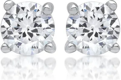 Produktbild von Ohrstecker 925 Silber Zirkonia rhodiniert SE0016