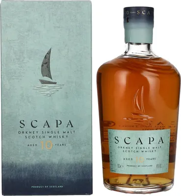 Image de Scapa Orkney 10 Years Old Single Malt Scotch Whisky 48% Vol. 0,7l en boîte cadeau