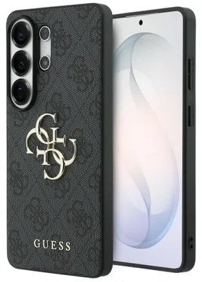 Productafbeelding van Guess 4G Metal Logo Backcover voor de Samsung Galaxy S26 Ultra - Zwart