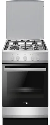 Image de Cuisinière gaz 74l 4 feux gris/noir - Fagor - FACG202S -
