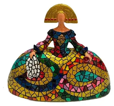 Productafbeelding van Mozaïek Menina Figuur 13 cm