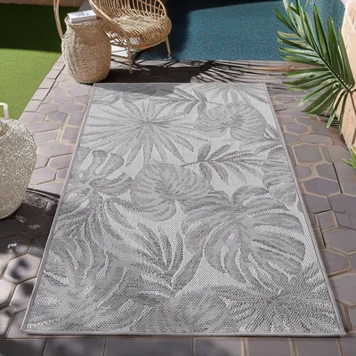 Image de Homebyhome Tapis d’Extérieur Imperméable et Résistant aux UV Idéal pour Cuisine Balcon Terrasse Jardin et Salon, Taille: 80x150 cm