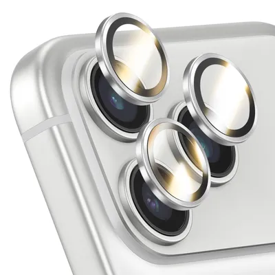 Produktbild von Rhinoshield, Kamera-Schutzglas iPhone 17 Pro / Pro Max kratzfest, Grau