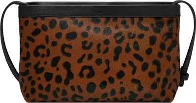Produktbild von FOSSIL Umhängetasche Penrose Pouch Clutch Leopard hellbraun
