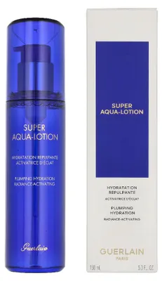 Produktbild von Guerlain Super Aqua-Lotion, Gesichtslotion, Frauen, 150 ml, trockene Haut, Feuchtigkeitsspendend, Flasche