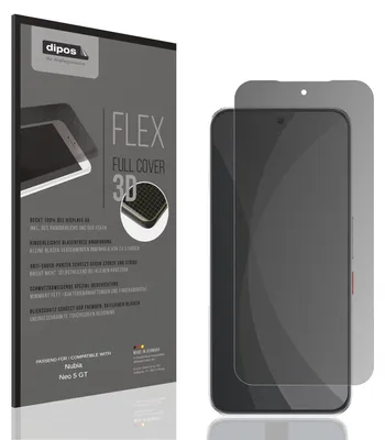 Produktbild von Full Cover Privacy Blickschutzfolie für Nubia Neo 5 GT Folie Anti-Shock