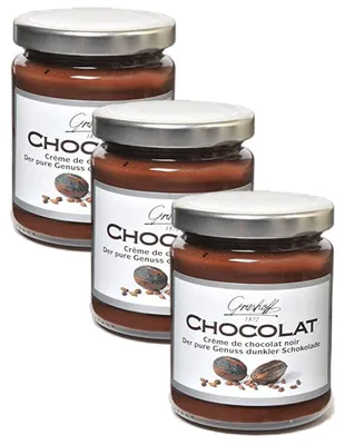 Image de Grashoff Noir Chocolat noir belge le pur plaisir 250g paquet de 3
