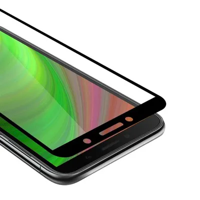 Immagine prodotto di Cadorabo pellicola blindata per Huawei Y5p pellicola protettiva in nero a schermo intero vetro temperato di protezione del display