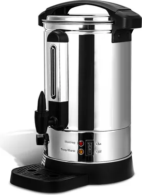 Produktbild von Jopassy Glühweinkocher 1500 W, Heißgetränkespender, Einkochautomaten, 8 L, mit Auffangschale, Auslasshahn, Thermostat und Überhitzungsschutz, Temperatureinstellung von 30-110°C