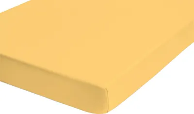 Produktbild von biberna Feinbiber-Spannbetttuch 0002744 color: honig, size: 1x 90x190 cm - 100x200 cm