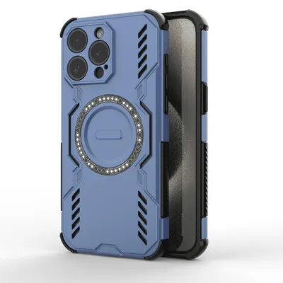 Obrázok produktu pre Techsuit - ArmorMag ochranný obal na iPhone 15 Pro - modré