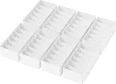 Produktbild von Schubladen-Organizer Stoffen Aufbewahrungsbox Rosa 8-teilig