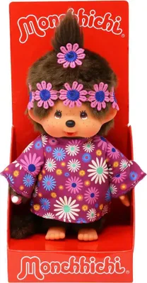 Produktbild von Monchhichi 20cm Flower Power Girl