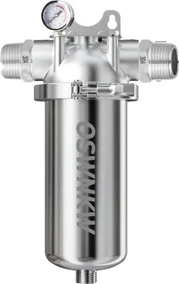 Image de Filtre à eau domestique, 40 microns de tissu en acier inoxydable, nettoyage central, 6 pouces DN15