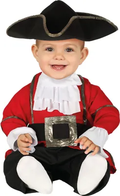 Image de Aventure pirate Bébé Jumpsuit Chapeau Joyeux Humour Bateau Carnaval Mardi Gras Coloré Tricorne Costume Fantaisie Design Jeune Enfant Vêtements Maritimes Chapeau, Taille : 74/80 Couleur : Gris
