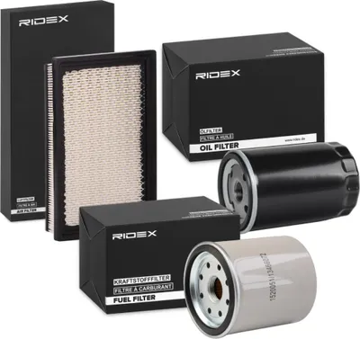 Produktbild von RIDEX Filterset Inspektionspaket Filtersatz für JEEP CHEROKEE (XJ)