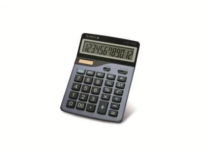 Image de Olympia Taschenrechner LCD-5112                    stahlblau