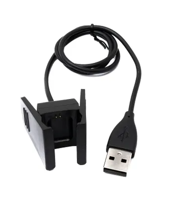 Obrázok produktu pre SYSTEM-S USB 2.0 kábel 54 cm nabíjací kábel pre Fitbit Charge 2 Smartwach v čiernej farbe