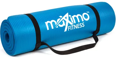 Image de Tapis de gymnastique de 183 x 60 cm, épaisseur de 12 mm, antidérapant, idéal pour le yoga
