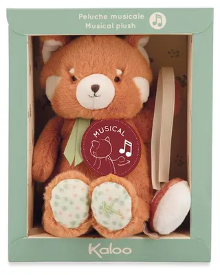 Produktbild von Kaloo Musikspieluhr Panda rot - weiches Kuscheltier für Babys