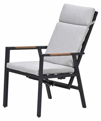 Produktbild von Garden Impressions Felini Verstellbarer Sessel – Carbon Black