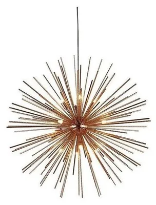 Produktbild von Sirius Pendelleuchte, Kupfer, 12-flammig, Durchmesser 90 cm, Höhe 236 cm