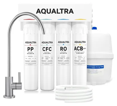 Umkehrosmose-Wassersystem 100 GPD, 12 Liter, Untertisch