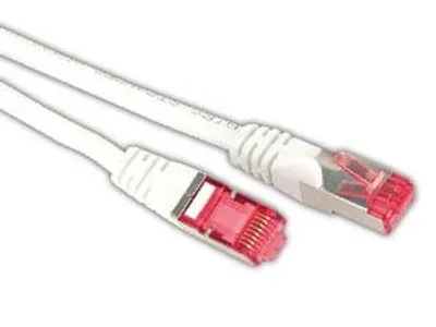 Produktbild von Patchkabel cat6A S/FTP PIMF Halogenfrei weiß 3m