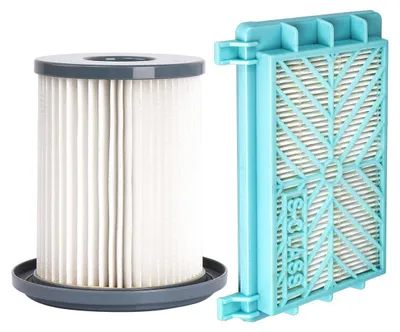 2 HEPA-Ersatzfilter für Philips FC8720/FC8724, waschbar