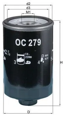 Produktbild von KNECHT Ölfilter x OC 279