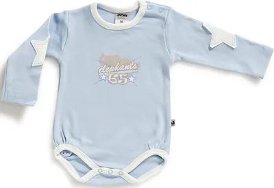 Produktbild von Jacky Babybody langarm Elephants 56